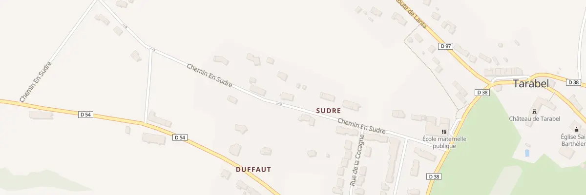 Plan du 65A A Sudre à Tarabel