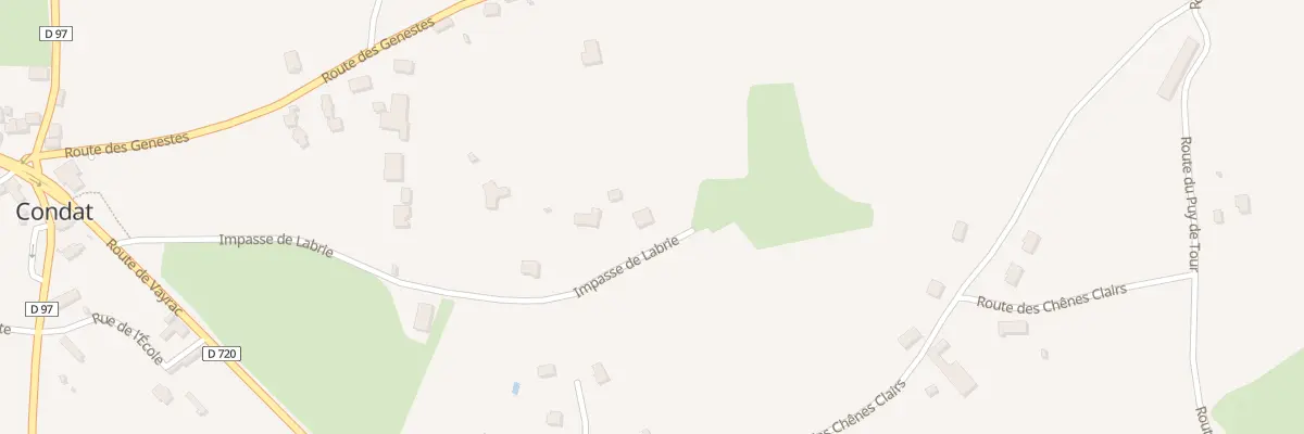 Plan du 421 Imp de Labrie à Condat
