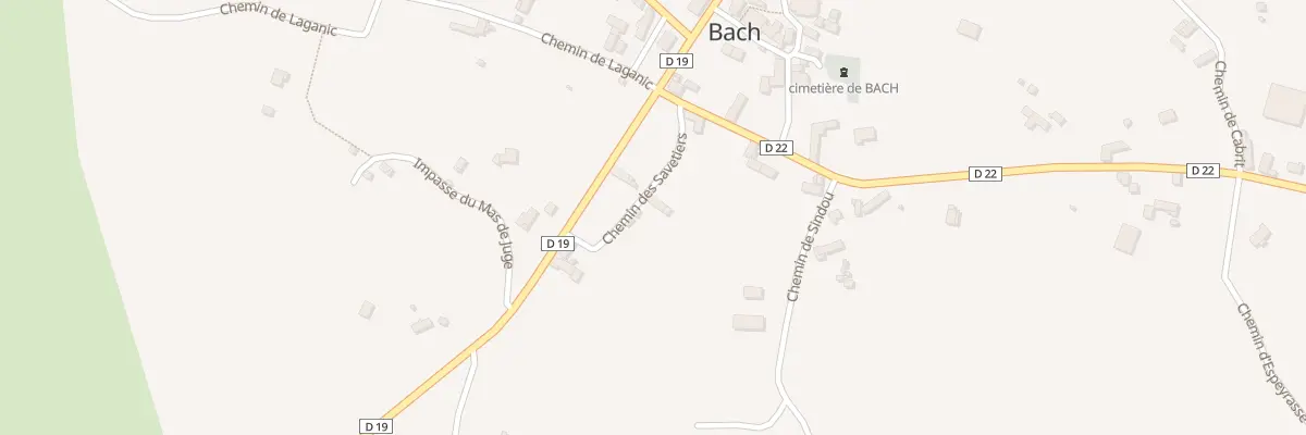 Plan du 5087 Route de Vaylats à Bach