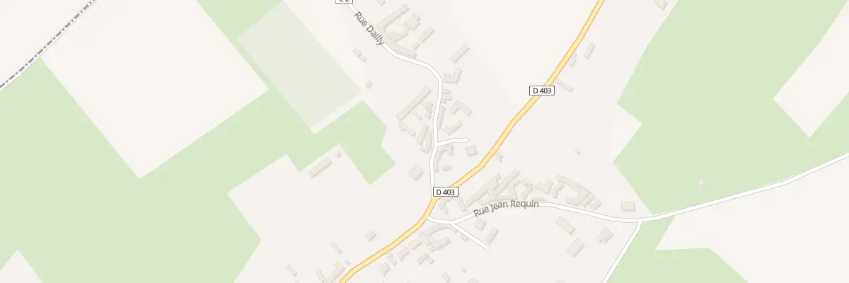 Plan du 1 Rue Dailly à Mons-Boubert