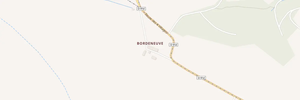 Plan du 13 Bordeneuve à Montgeard