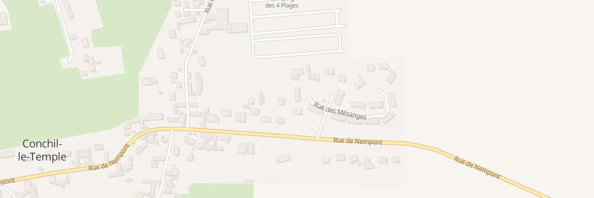 Plan du 26 Rue des Mesanges à Conchil-le-Temple