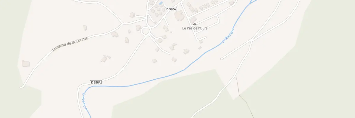 Plan du 102B Imp Del Mouli à Aston