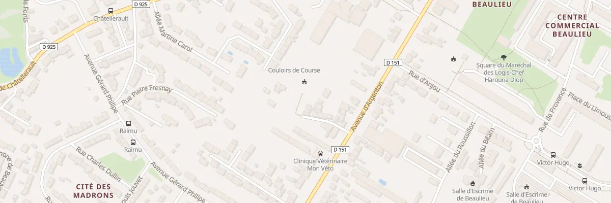 Plan du 102 Av d’Argenton à Châteauroux