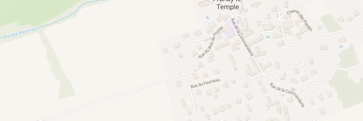 Plan du 14 Rue du Bois de Prunay à Prunay-le-Temple