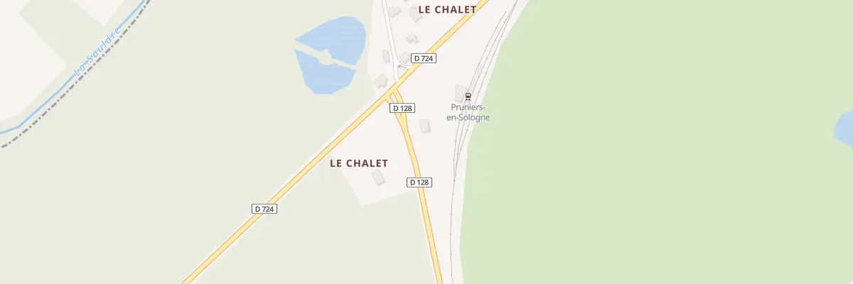 Plan du 2 Rue du Chêne Raboteux à Gièvres