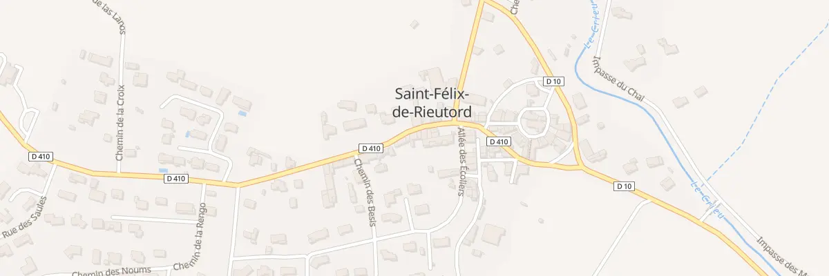 Plan du 52 Le Village à Saint-Félix-de-Rieutord