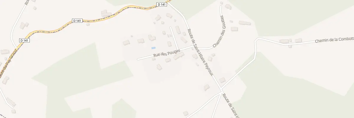 Plan du 3 Rue des Pouges à Chameyrat