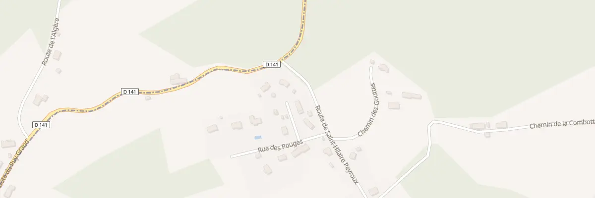 Plan du 4 Rue du Cerisier à Chameyrat