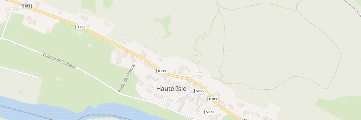 Plan du 100 Rte de la Vallée à Haute-Isle