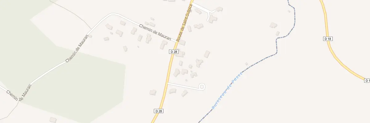 Plan du 305 Rte de Saint Sulpice à Grazac