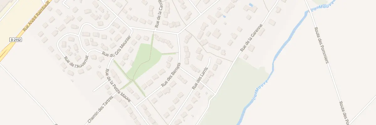Plan du 3 Rue des Bernets à Baule