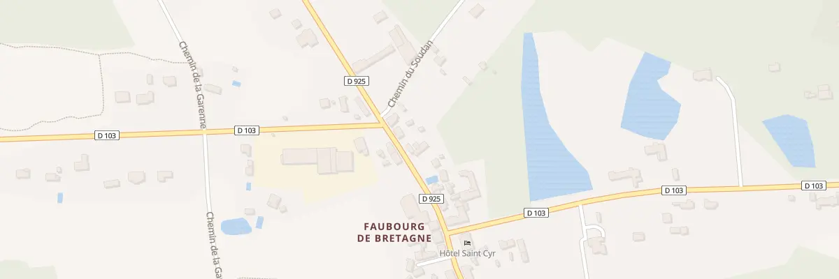 Plan du 35 Rue Faubourg de Bretagne à La Ferté-Saint-Cyr