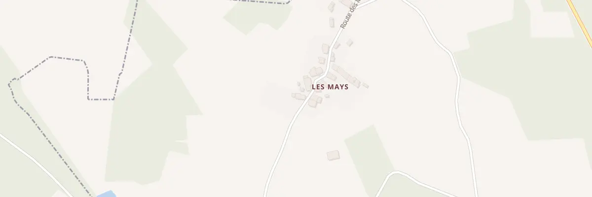 Plan du 5055 Les Mays à Augne