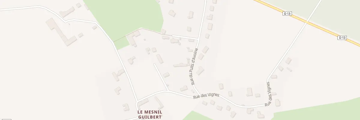 Plan du 262 Le Mesnil Guilbert à Bézu-Saint-Éloi