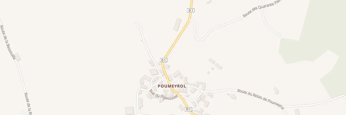 Plan du 3756 Rte de Poumeyrol à Cornil