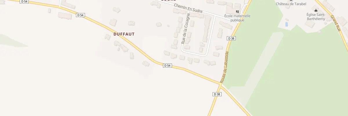 Plan du 24 Rue de la Cocagne à Tarabel