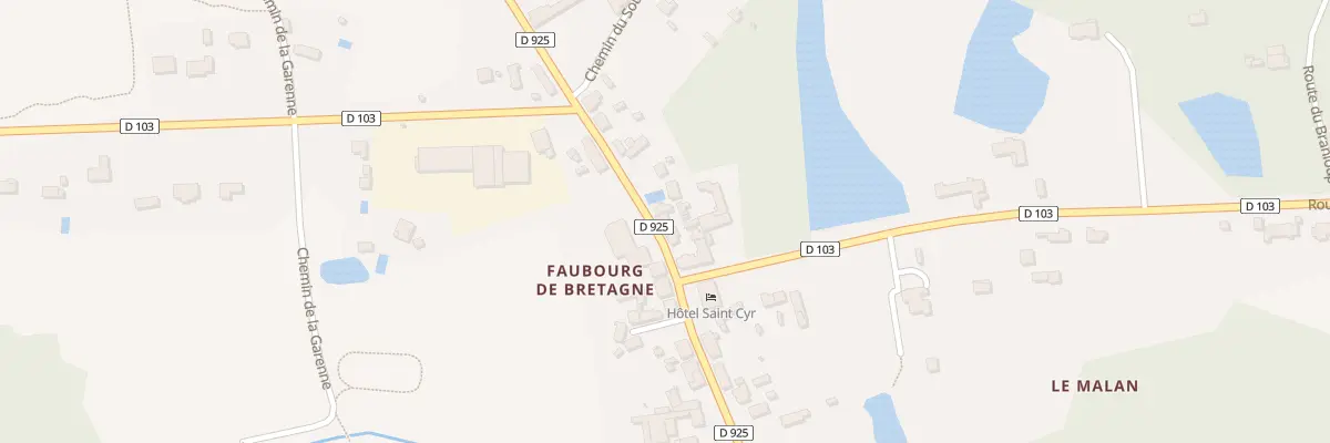 Plan du 27 Rue Faubourg de Bretagne à La Ferté-Saint-Cyr