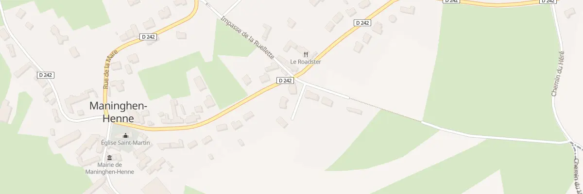 Plan du 20 Imp des Jattes à Maninghen-Henne