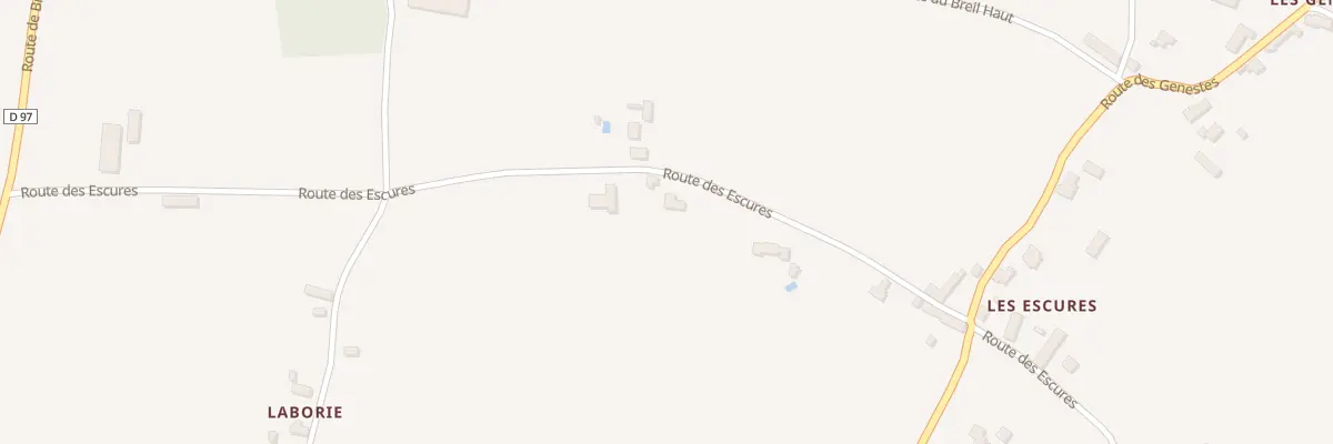 Plan du 506 Rte des Escures à Condat