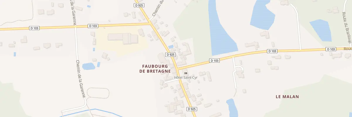 Plan du 21 Rue Faubourg de Bretagne à La Ferté-Saint-Cyr