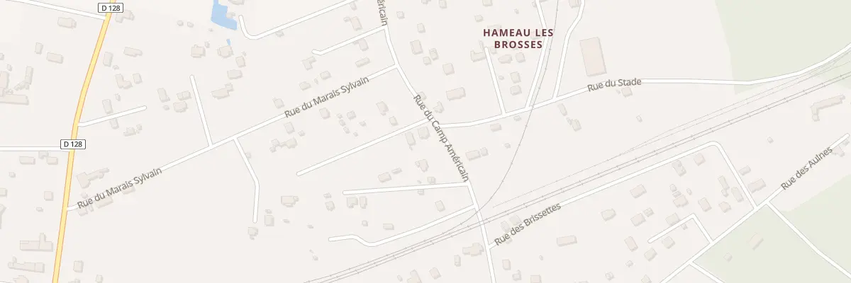 Plan du 13 Rue du Camp Américain à Gièvres