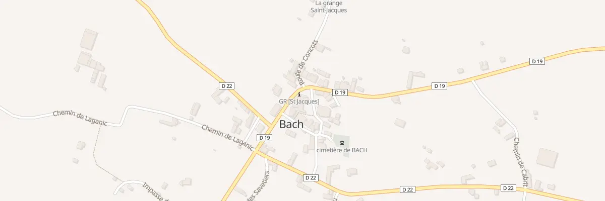 Plan du 5047 Bach à Bach