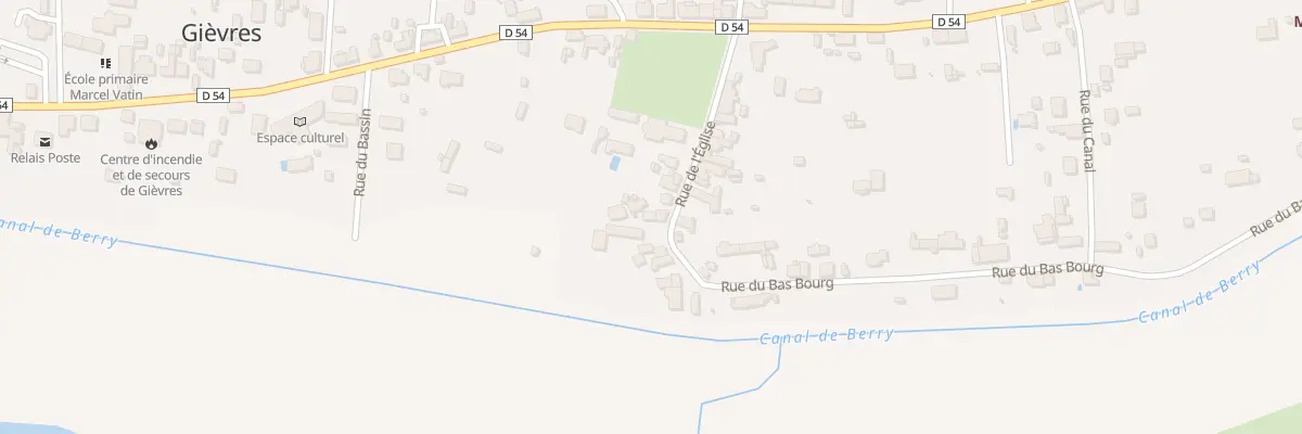 Plan du 10 Rue de l’Eglise à Gièvres