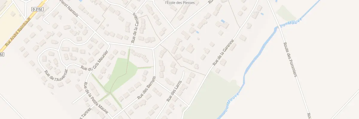 Plan du 7 Rue des Larris à Baule