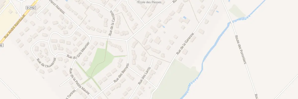 Plan du 7 Rue des Larris à Baule