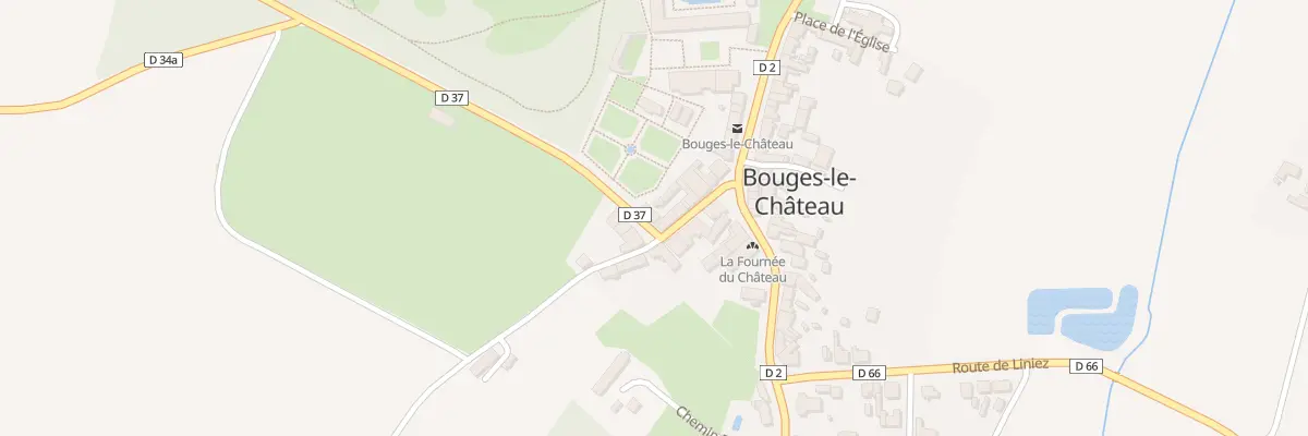 Plan du 8 Rte de Rouvres à Bouges-le-Château