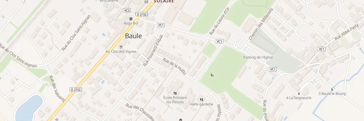 Plan du 6 Rue de la Hullin à Baule