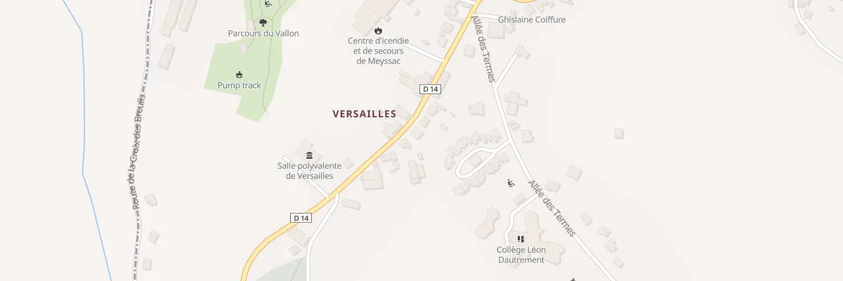 Plan du 13 Av de Versailles à Meyssac