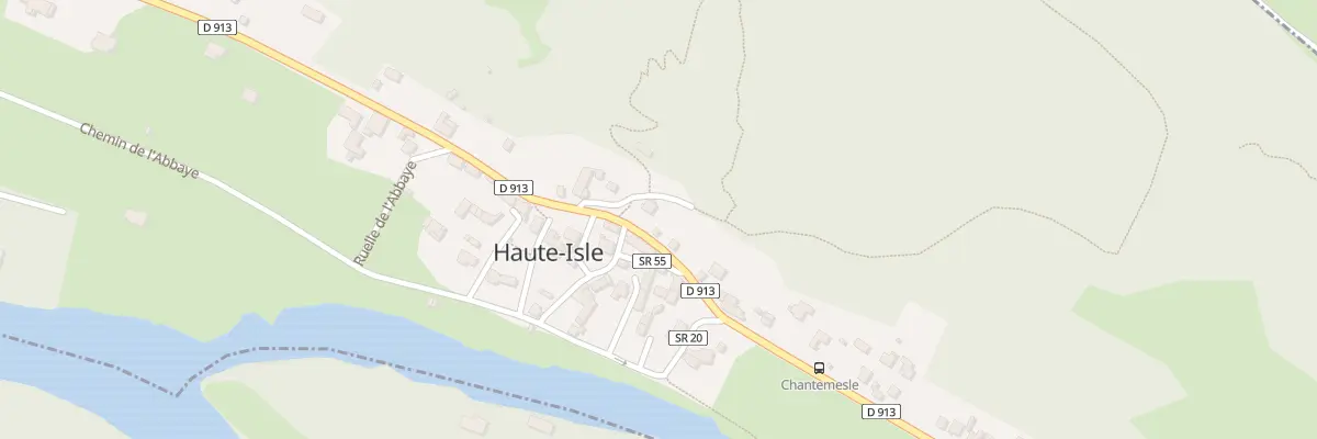 Plan du 98 Rte de la Vallée à Haute-Isle