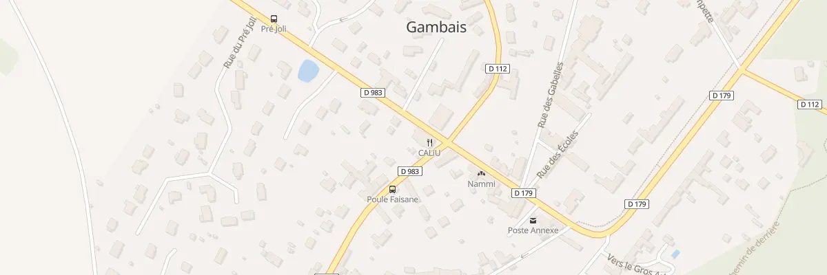 Plan du 80 Rue de L’Église à Gambais