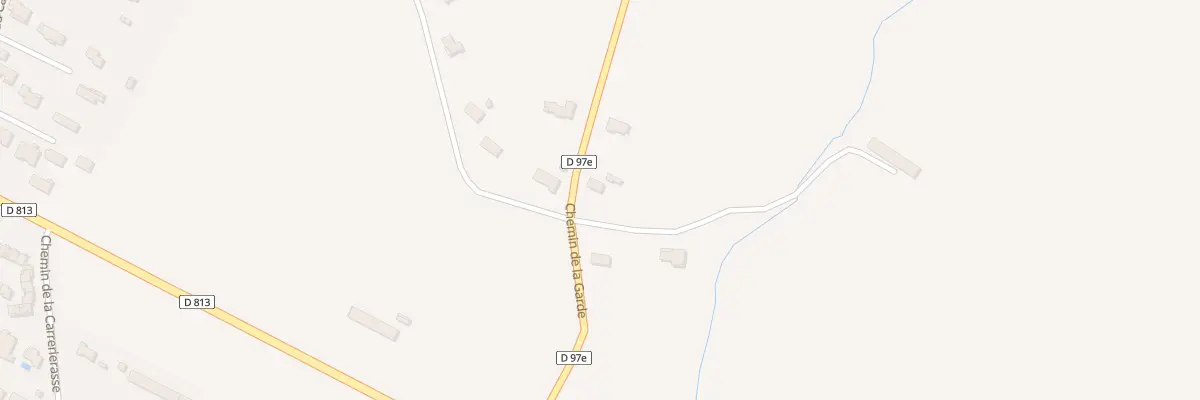 Plan du 8 Che de la Garde à Villenouvelle