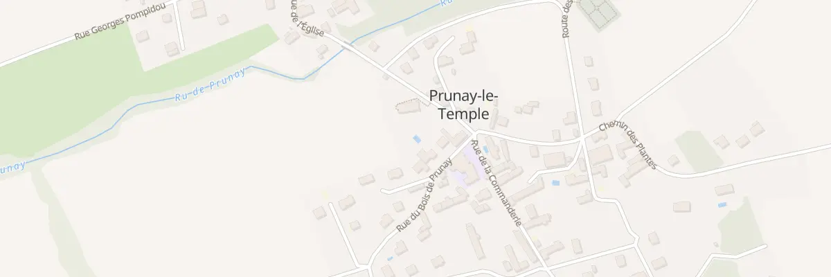 Plan du 4 Rue du Bois de Prunay à Prunay-le-Temple