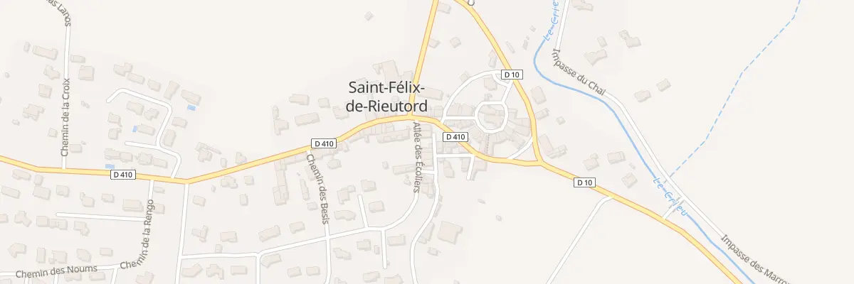 Plan du 1 All des Ecoliers à Saint-Félix-de-Rieutord