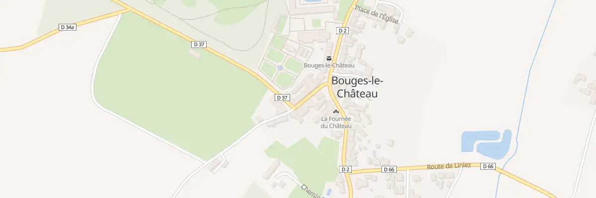 Plan du 6 Rte de Rouvres à Bouges-le-Château