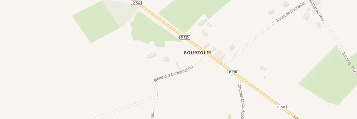 Plan du 160 Rte des Carbonnières à Condat