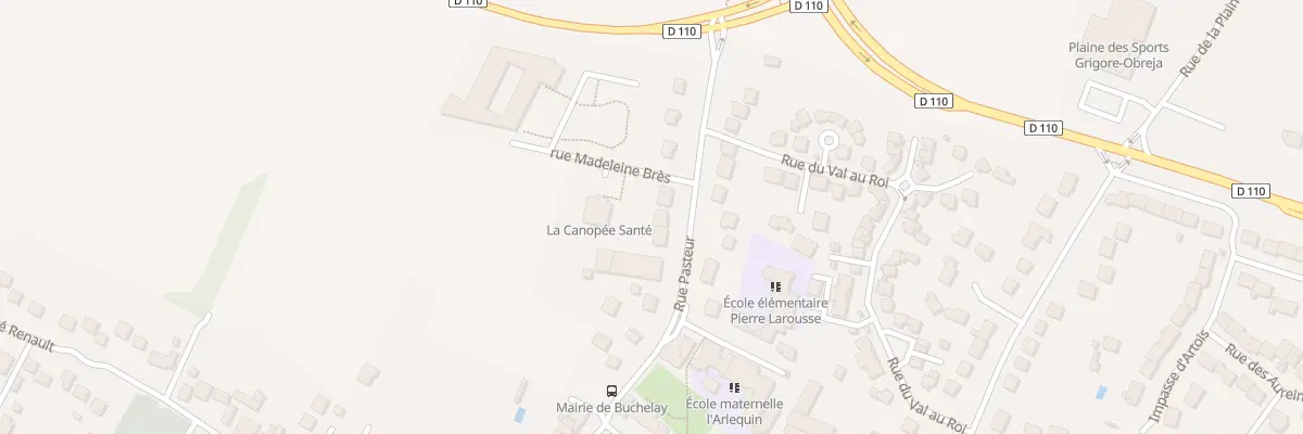 Plan du 37 Rue Pasteur à Buchelay