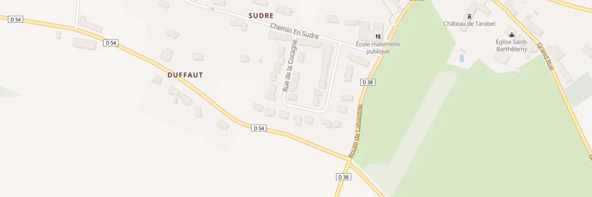 Plan du 17 Rue de la Cocagne à Tarabel