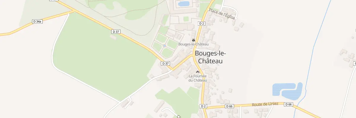 Plan du 2 Rte de Rouvres à Bouges-le-Château