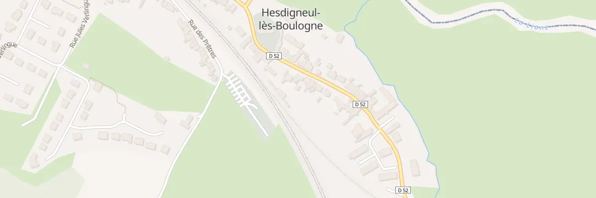 Plan du 20 Rue de la Poste à Hesdigneul-lès-Boulogne