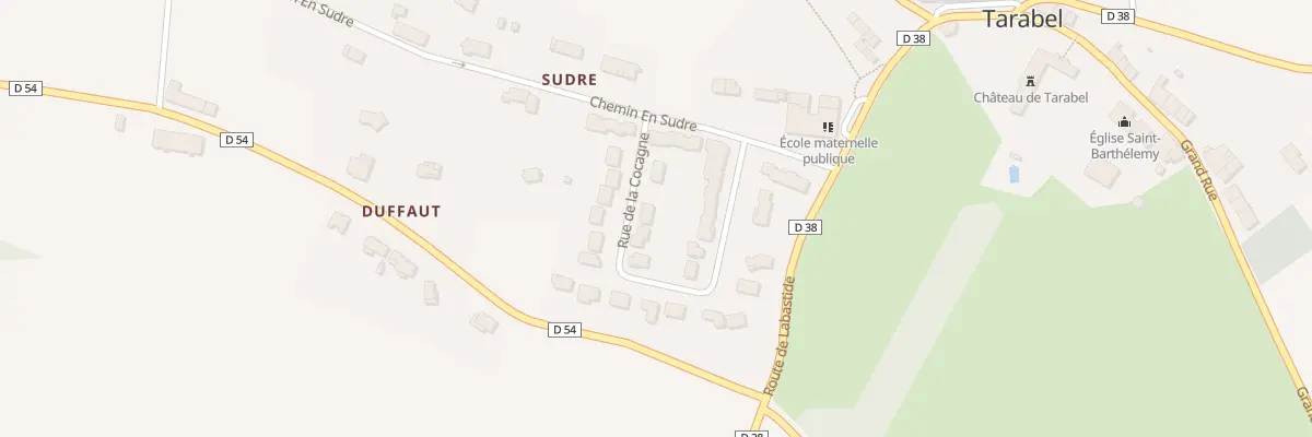 Plan du 21 Rue de la Cocagne à Tarabel