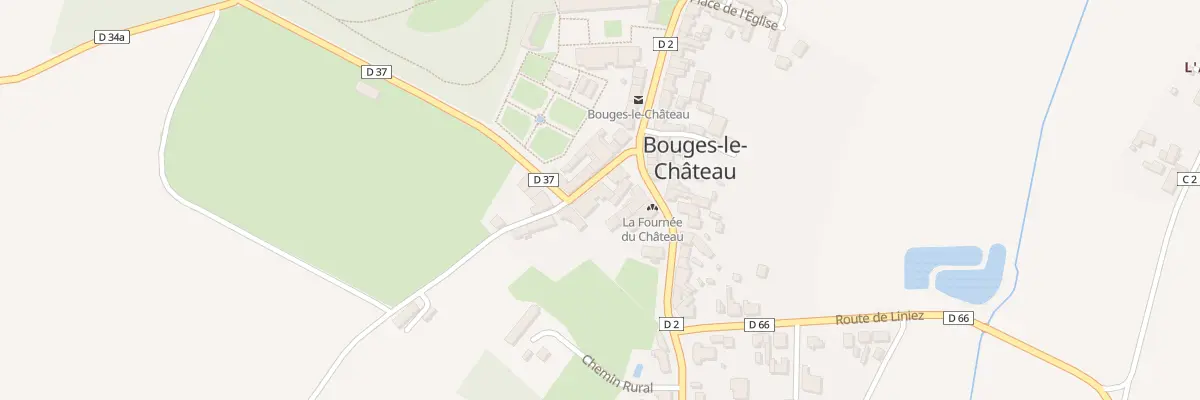 Plan du 1 Rte de Rouvres à Bouges-le-Château