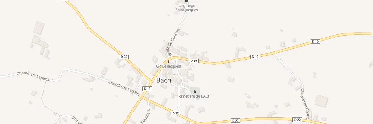 Plan du 5120 Bach à Bach