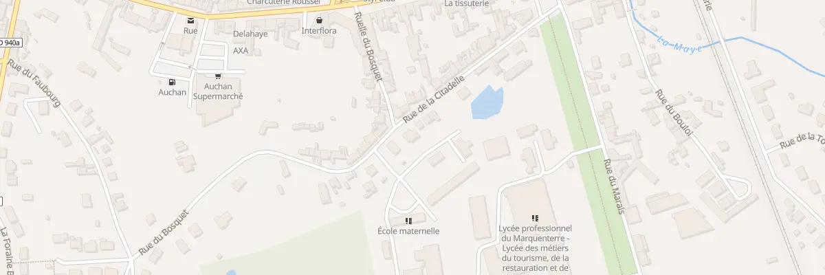 Plan du 2 Rue de la Citadelle à Rue