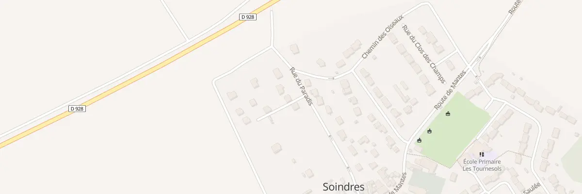Plan du 7 Rue de Paradis à Soindres