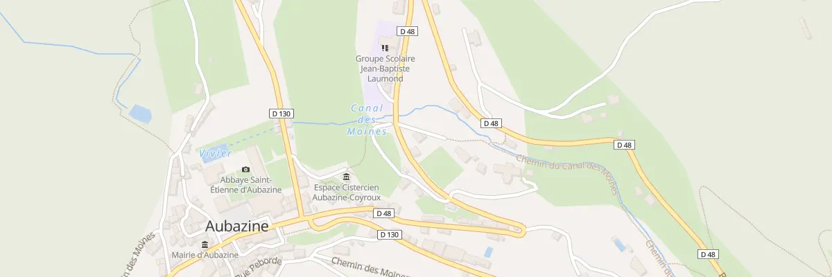 Plan du 2 Rue du Canal à Aubazines